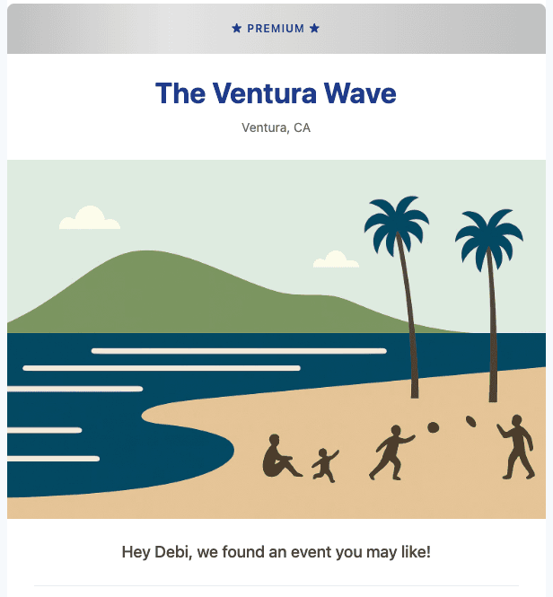 Ventura Wave instant alert example